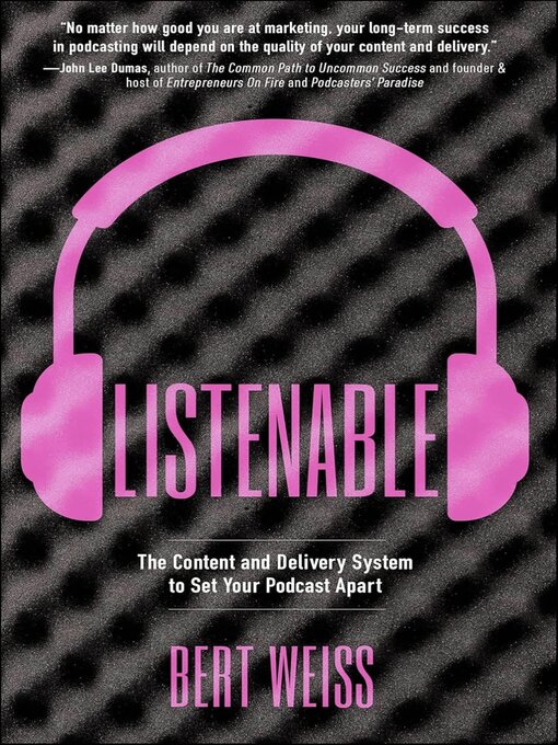 Title details for Listenable by Bert Weiss - Available